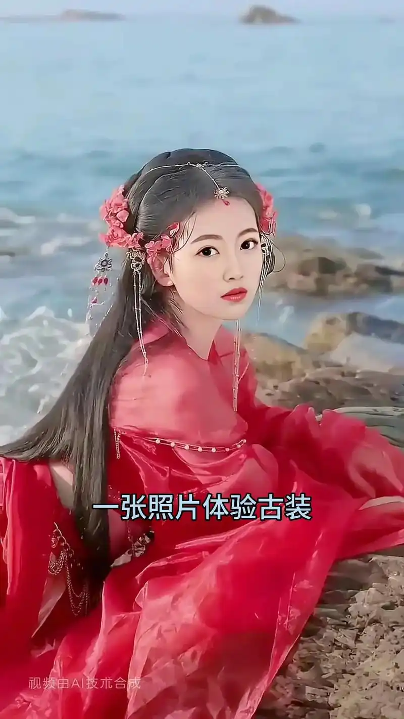 国风写真 古装美人特效 ai换脸小程序 免费一键换装 一键换 - 抖音