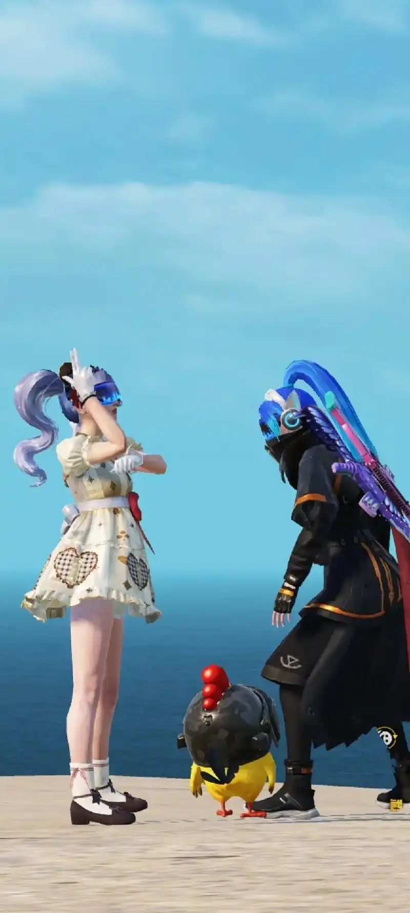 吃鸡情侣 #和平精英变装 #吃鸡壁纸 #和平精英壁纸 表白 - 抖音