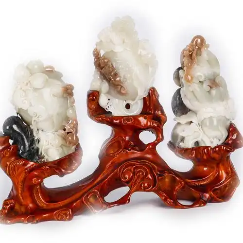 【源头好货-镇平】【福禄寿】705g 玉雕大师仵楚英作品