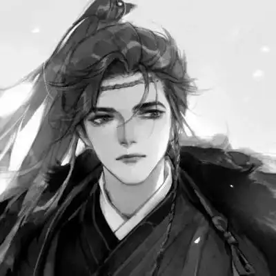 古风头像黑白男 高冷帅气的古风头像男仙风道骨黑白图片_男生动漫头像