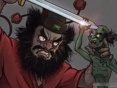 故事会:捉鬼图|钟馗捉鬼图|穿山甲|钻地鼠|古画_网易订阅