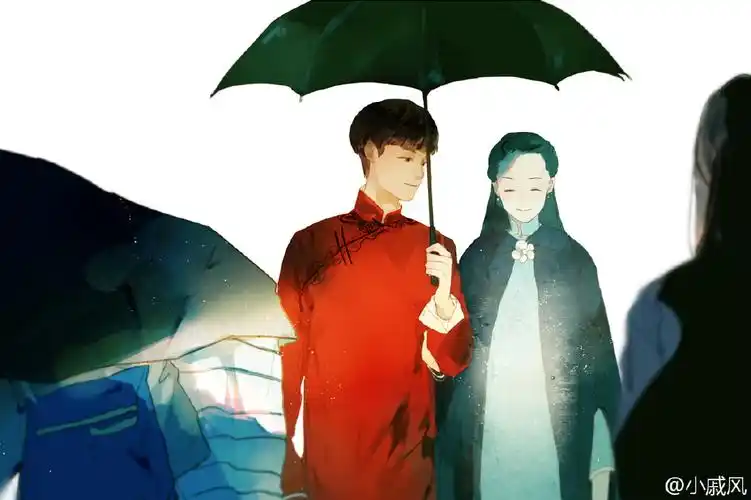 exofanar张艺兴老九门手绘插画壁纸头像by.戚风大福