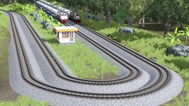 火车没有方向盘为什么能拐弯原来是这些神奇的设计在起作用