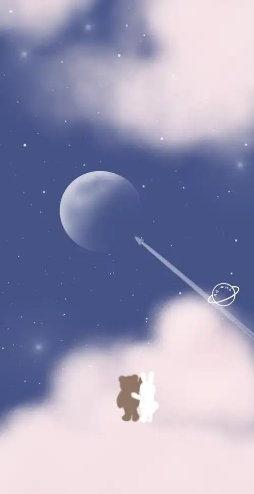 简单清新油画风壁纸,这也太好看了吧