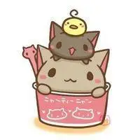 二次元动物卡通头像可爱萌 快乐要懂得分享