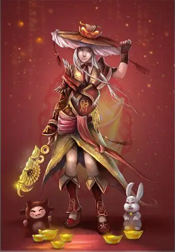 女财神招财进宝