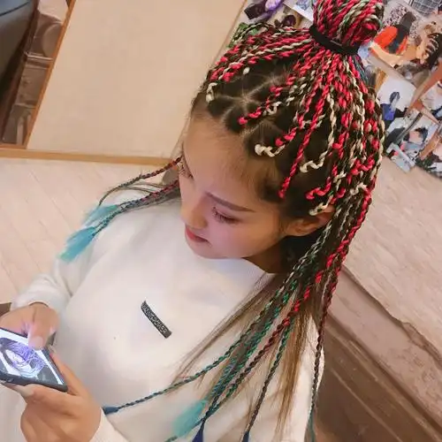 脏辫头部分区图脏辫扎法脏辫怎么编