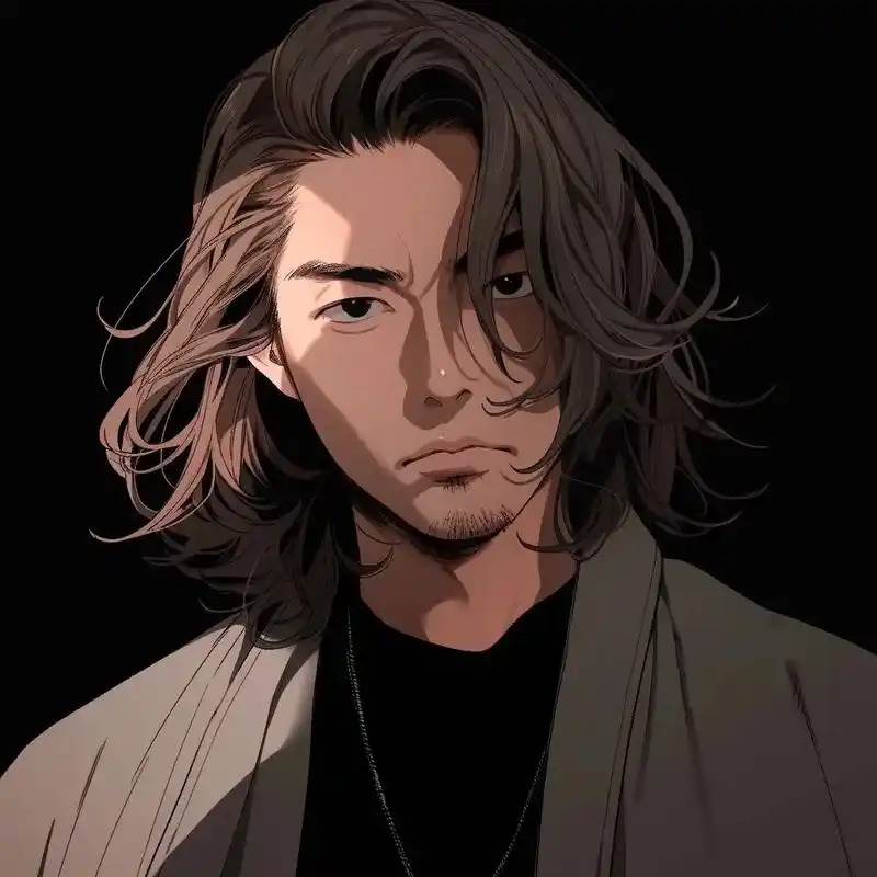 早期作品.金城武同款发型的大叔风格 #超a头像 #小众 #漫 - 抖音