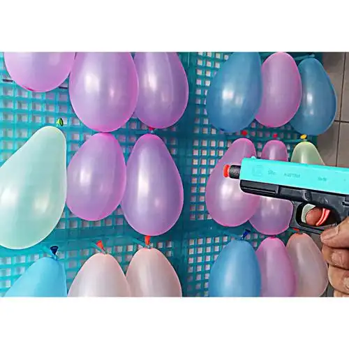 儿童玩具枪打气球公园摆摊儿童男孩吃鸡套装手动射击m416软弹步抢男孩