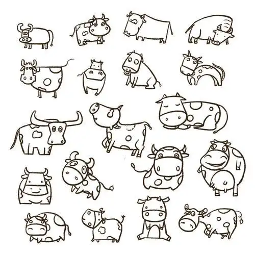 简笔画小牛简笔画牛的画法