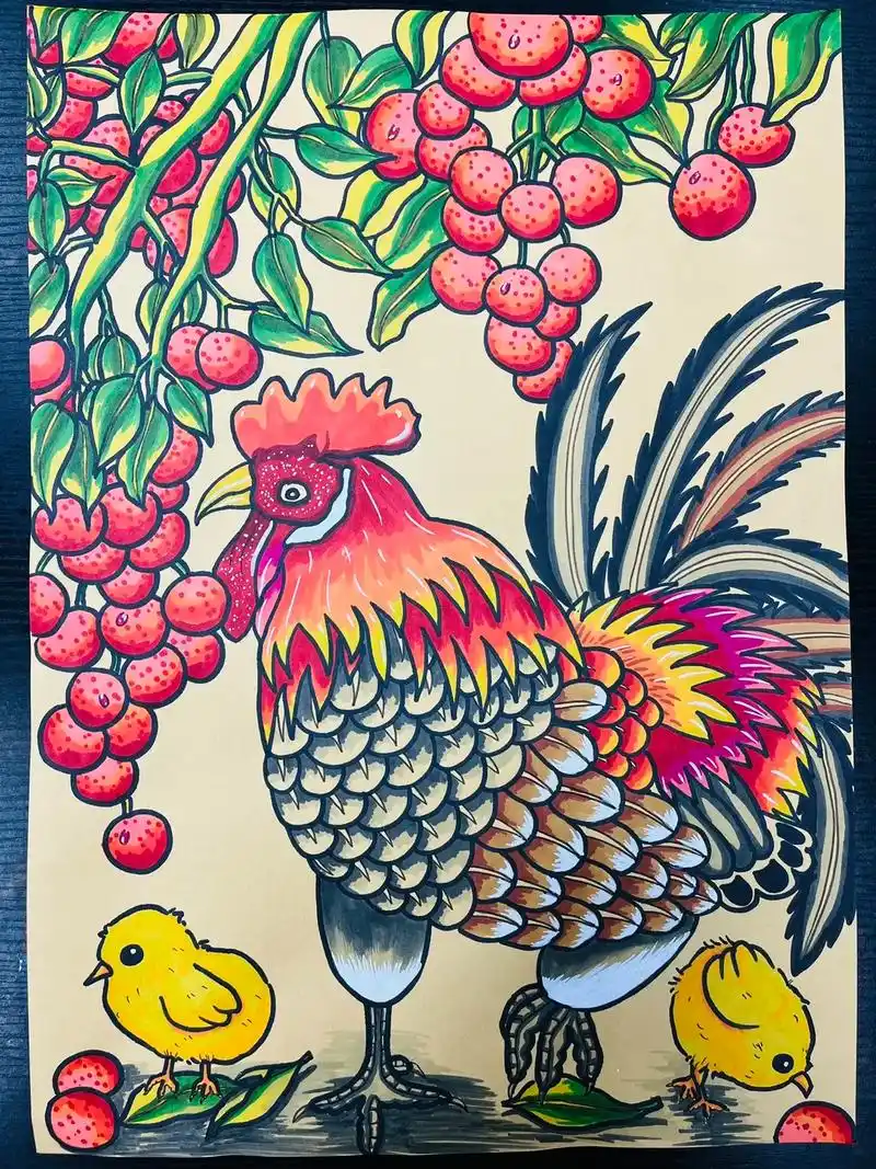 一起学画画 #儿童绘画作品 #画画打卡 #每