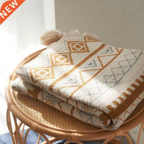 women soft knitted bohemin jcqurd cmping home textile c