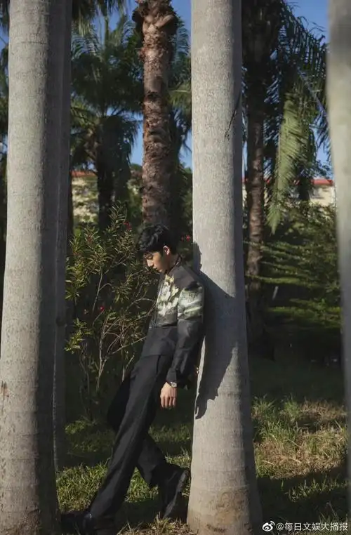 井柏然花意绿影大片##时尚芭莎慈善晚宴