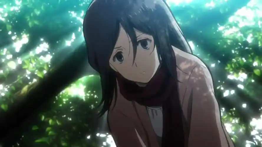 三笠阿克曼 小时候长发图片