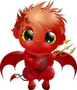 漫画卡通小恶魔图片