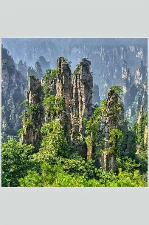 险峻山峰山脉风景图片