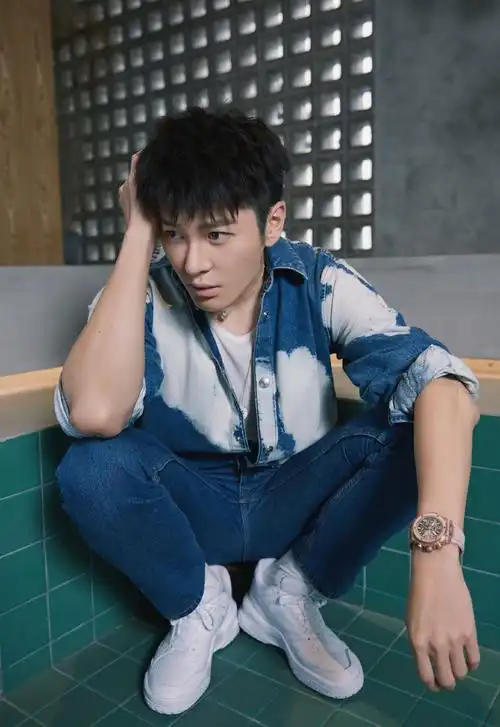 王嘉牛仔衣帅气写真图片46