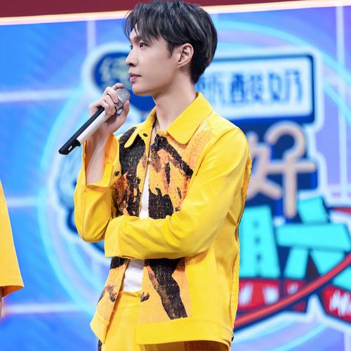 原版你好星期六张艺兴同款夹克外套秋冬翻领印花夹克