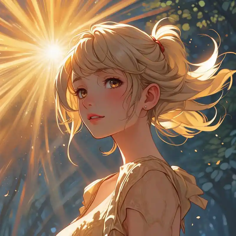 阳光女孩卡通头像98可爱又治愈93