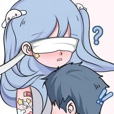 高清q版手绘情侣头像图片