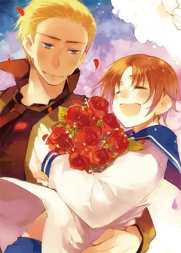 黑塔利亚~ 花夫妇 德国×意呆利