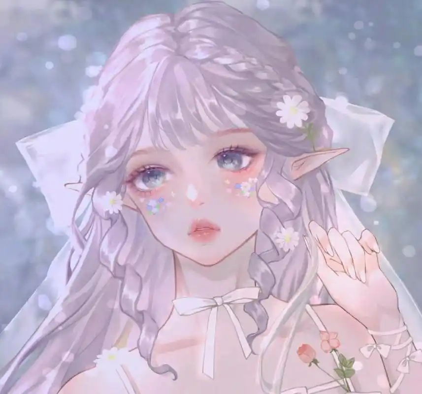 唯美动漫女生头像|生活可以五颜六色