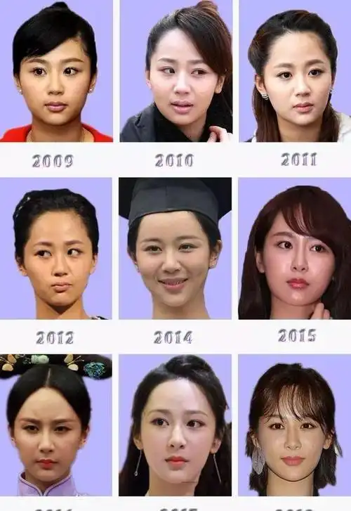 女星童年大公开赵露思网红脸欧阳娜娜软萌杨紫太普通