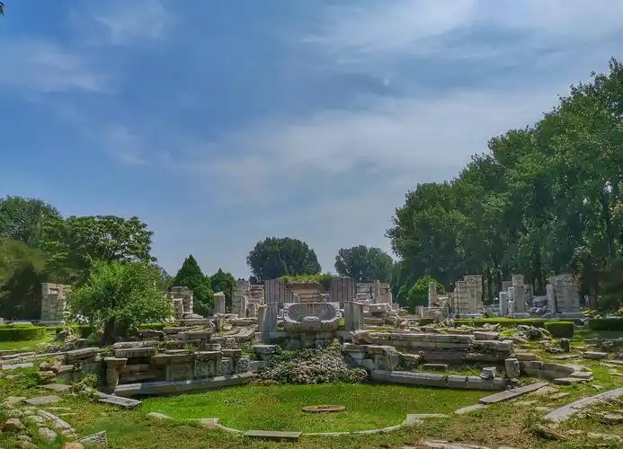 圆明园庆党的生日 - 美篇