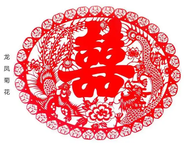 结婚床头圆形大喜喜字贴纸中式婚房装饰红色喜字