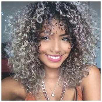 非洲欧美短发黑人假发女小卷爆炸头套玉米烫夸张造型演外国人表演个性