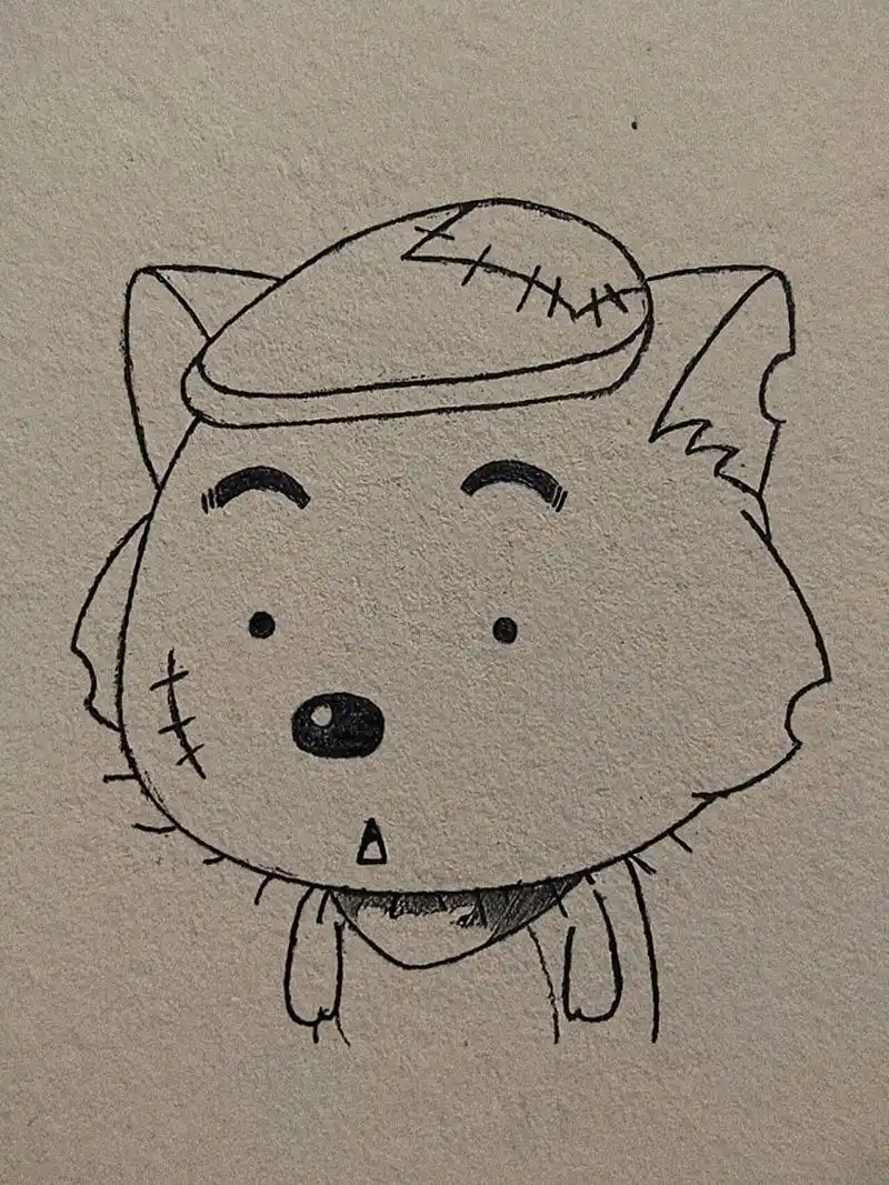 画画的日常# #喜羊羊与灰太狼# #灰太狼##手绘#  #自学画画# #简笔画