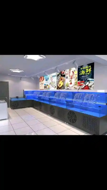 海鲜池-海鲜鱼缸-超市海鲜池,饭店餐厅海鲜池,酒店海鲜池设计安装-度