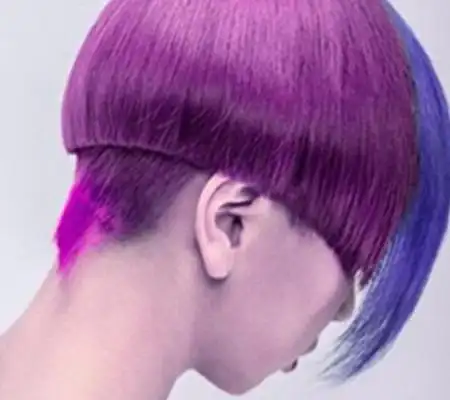 紫色短发发型哪些好看让你变另类美女