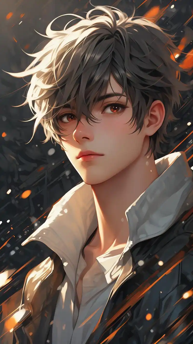 90 一大波帅气动漫男生壁纸来袭,每一张都充满力量与魅力,让你的