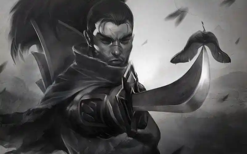 lol疾风剑豪亚索桌面壁纸_帅气的英雄人物