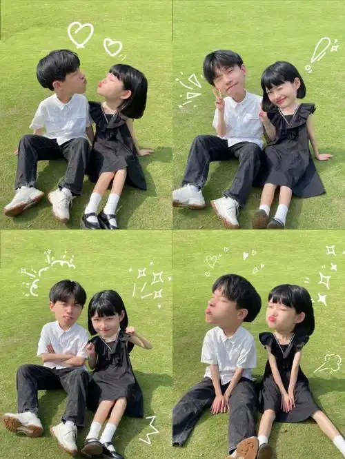 520创意情侣照丨情侣搞怪大头合照