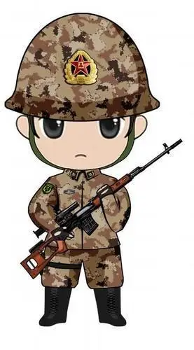 卡通士兵简笔画图片教程军人敬礼简笔画涂色q版军人画像儿童简笔画