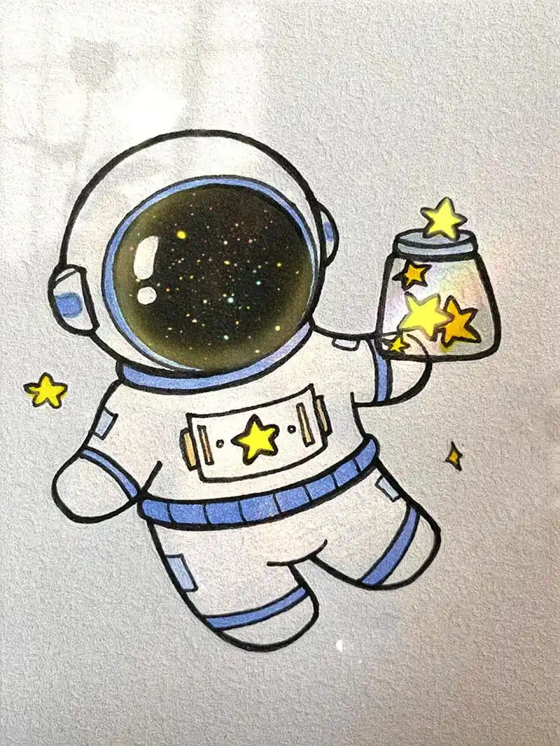 简笔画-宇航员996904       超简单宇航员简笔画来喽