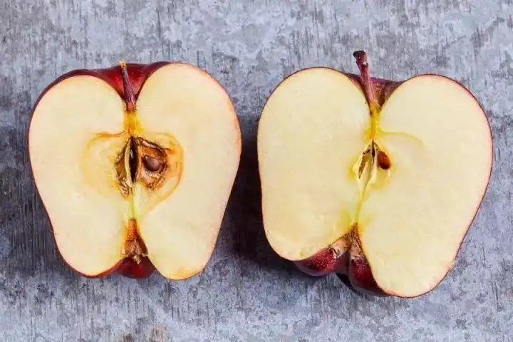 好食中国的花牛苹果个大核小又香又甜