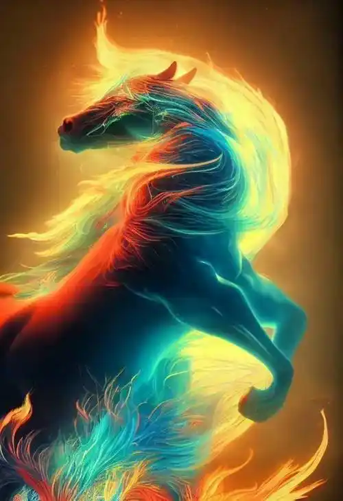 ai画出的炫酷十二生肖头像_壁纸_插画_冰墩