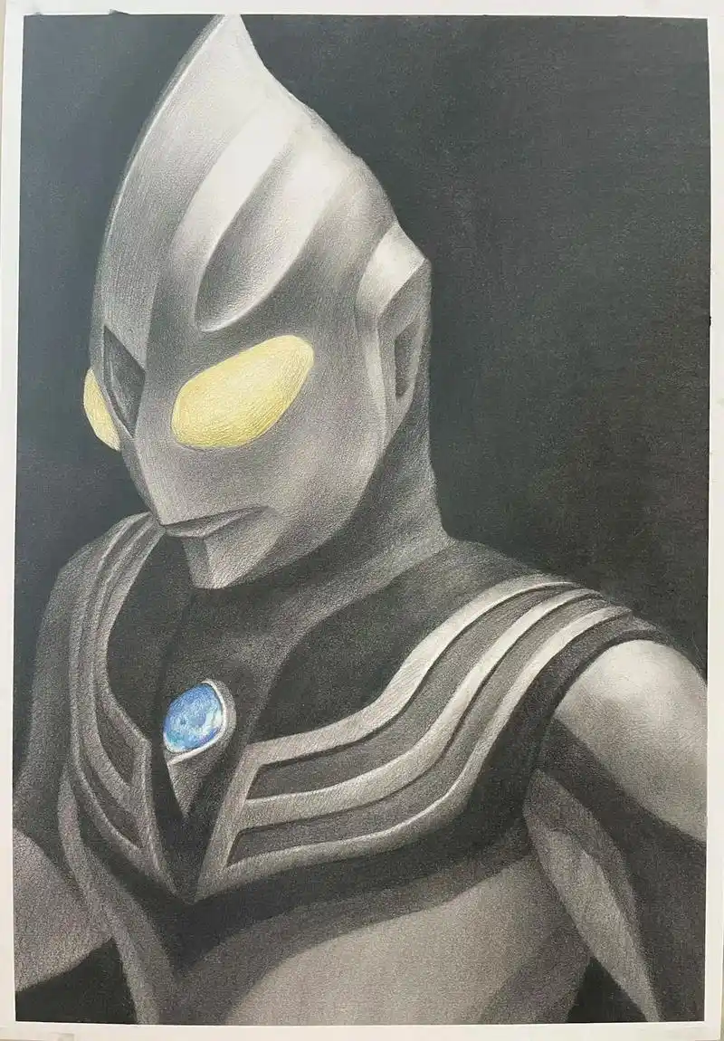 光的化身吧!#画渣日常 #迪迦奥特曼 - 抖音