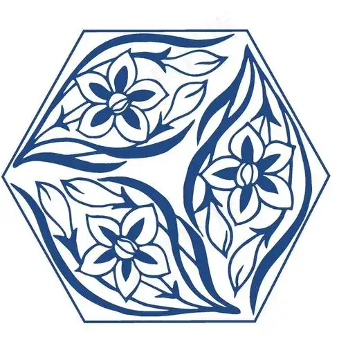 中国风青花瓷花纹图案图片