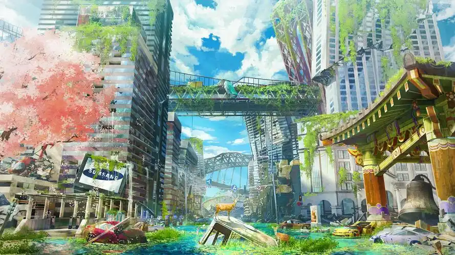 精致高清动漫场景图片桌面壁纸