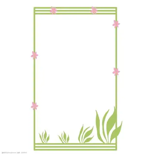 小清新边框png素材图片-图行天下图库