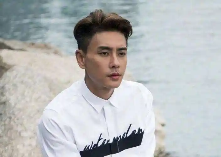 他的眼尾是有一点下垂的,但是有着深深的卧蚕,基本上都是大背头出镜