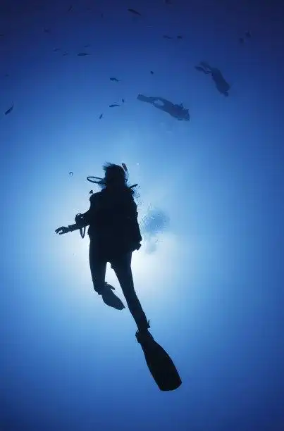 潜水男照片
