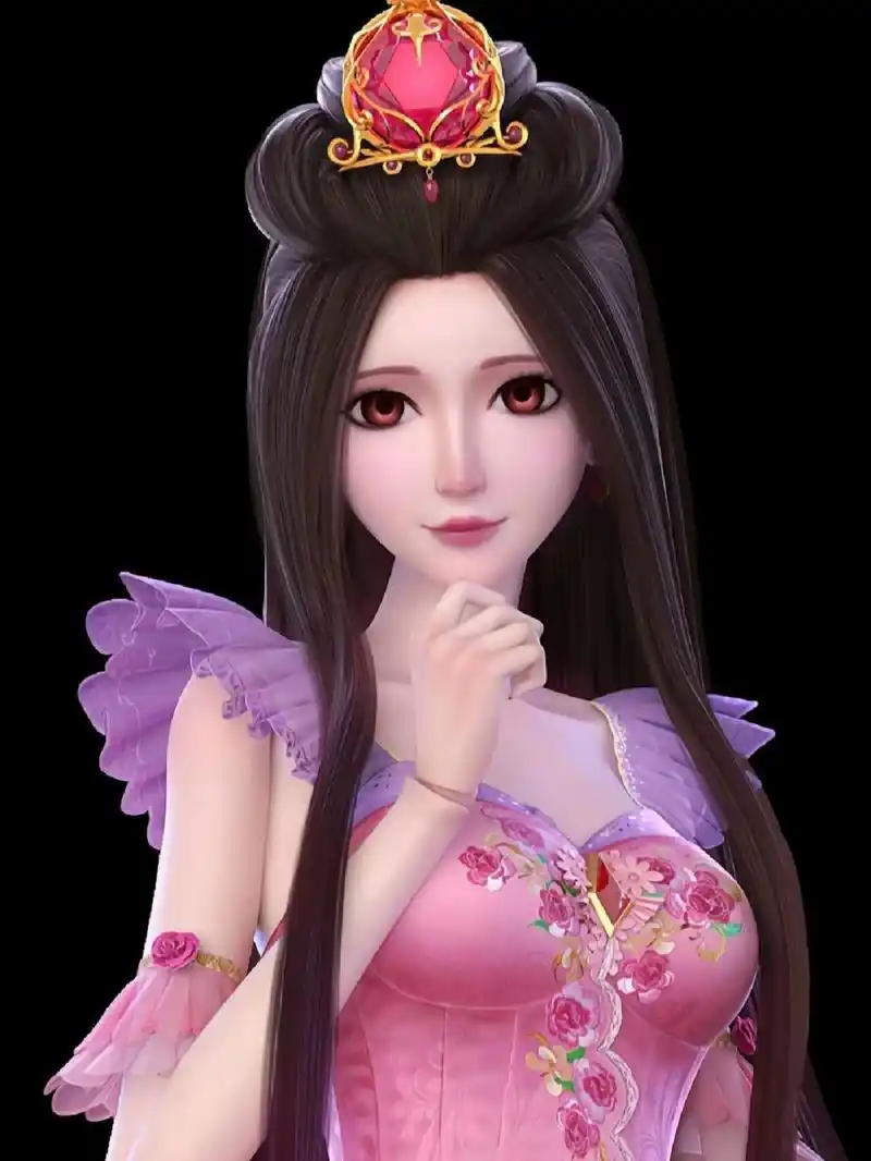 叶罗丽茉莉图片    如果茉莉不是金王妃的话,第一个建模也挺好看的