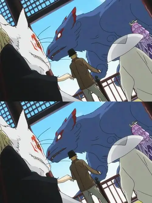 夏目友人帐不月神与丰月神✨