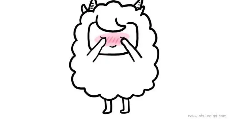 害羞儿童画怎么画 害羞简笔画画法
