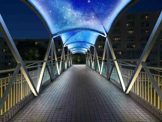 深圳宝安人行天桥照明设计2021神灯奖申报雅江创意照明奖